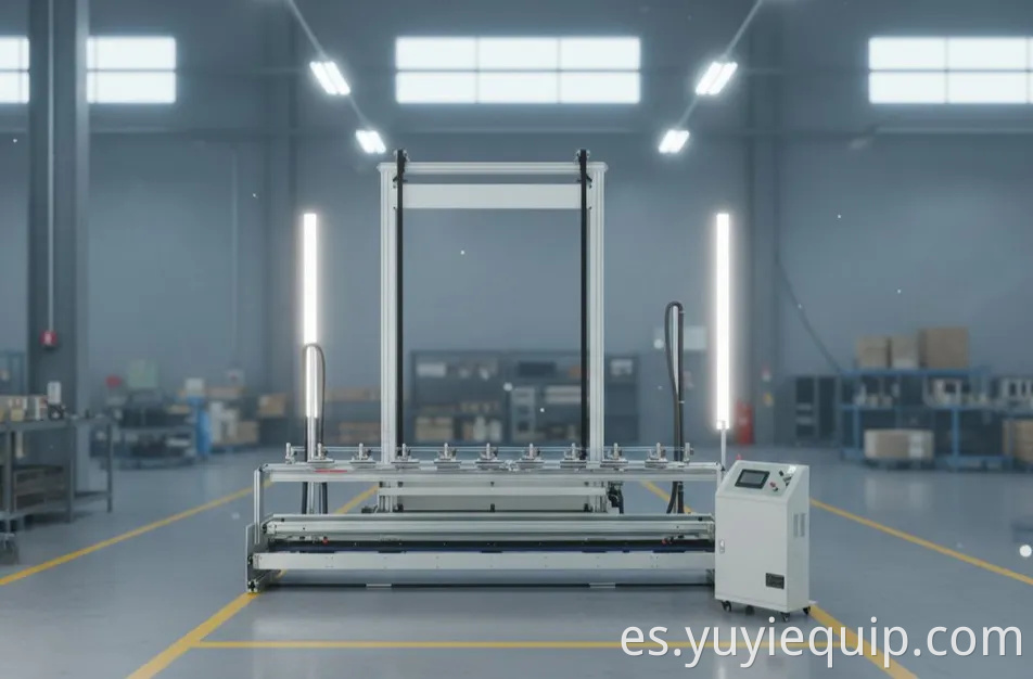 Cortador automático de altura final de cortina La precisión milimétrica reduce los errores manuales y aumenta la producción